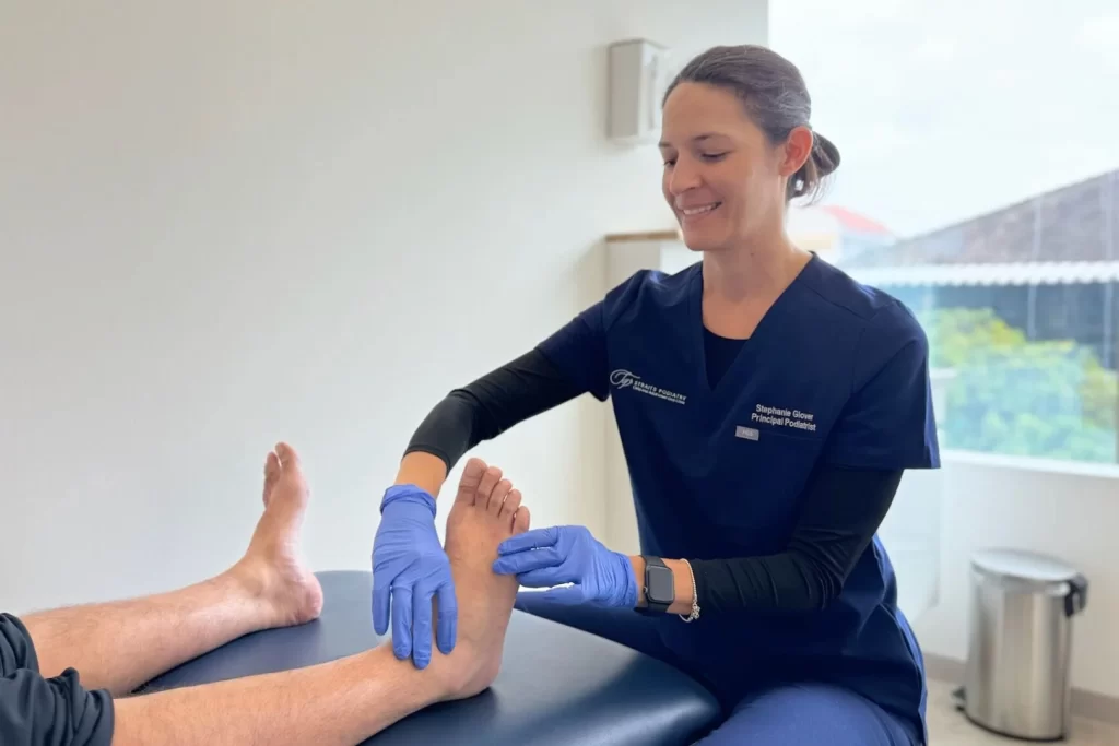 Ankle impingement treatment