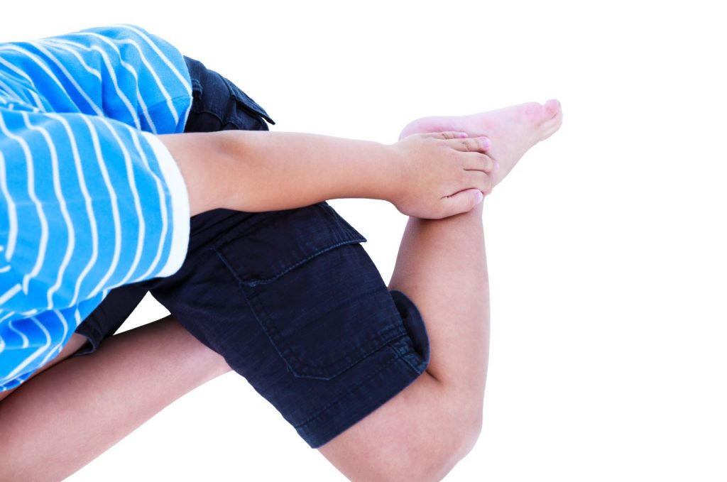 child with heel pain