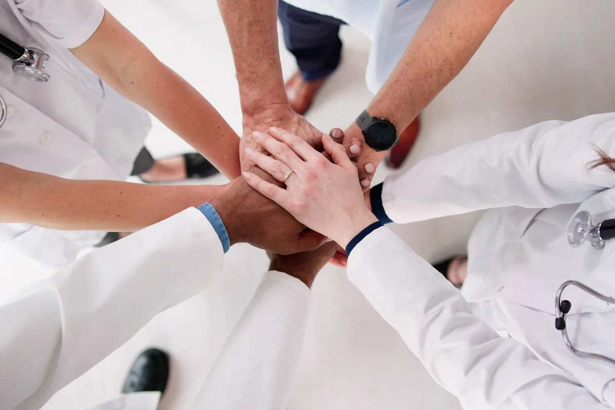 multidisciplinary diabetic foot care team working together