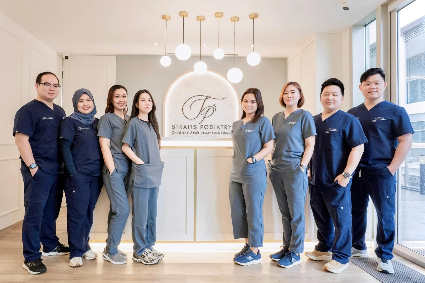 Podiatrists and Staff of Straits Podiatry in Singapore